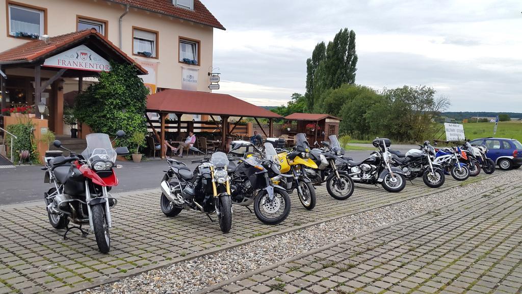 Landgasthof Frankentor Wasserlosen Dış mekan fotoğraf