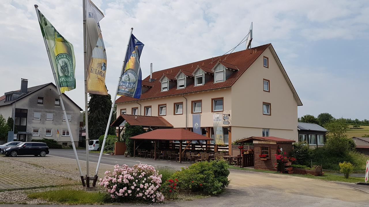 Landgasthof Frankentor Wasserlosen Dış mekan fotoğraf
